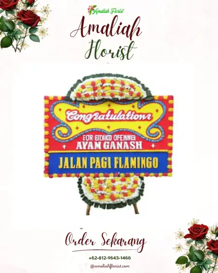 Sewa Papan Bunga Jebol